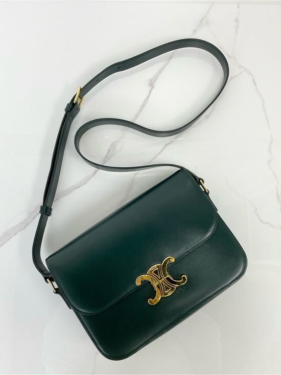Celine Handbags - Celine Classic Triomphe Bag In Calfskin